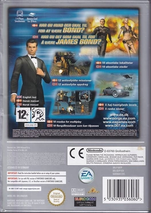 James Bond 007 Nightfire - Players Choice - GameCube (B Grade) (Genbrug)